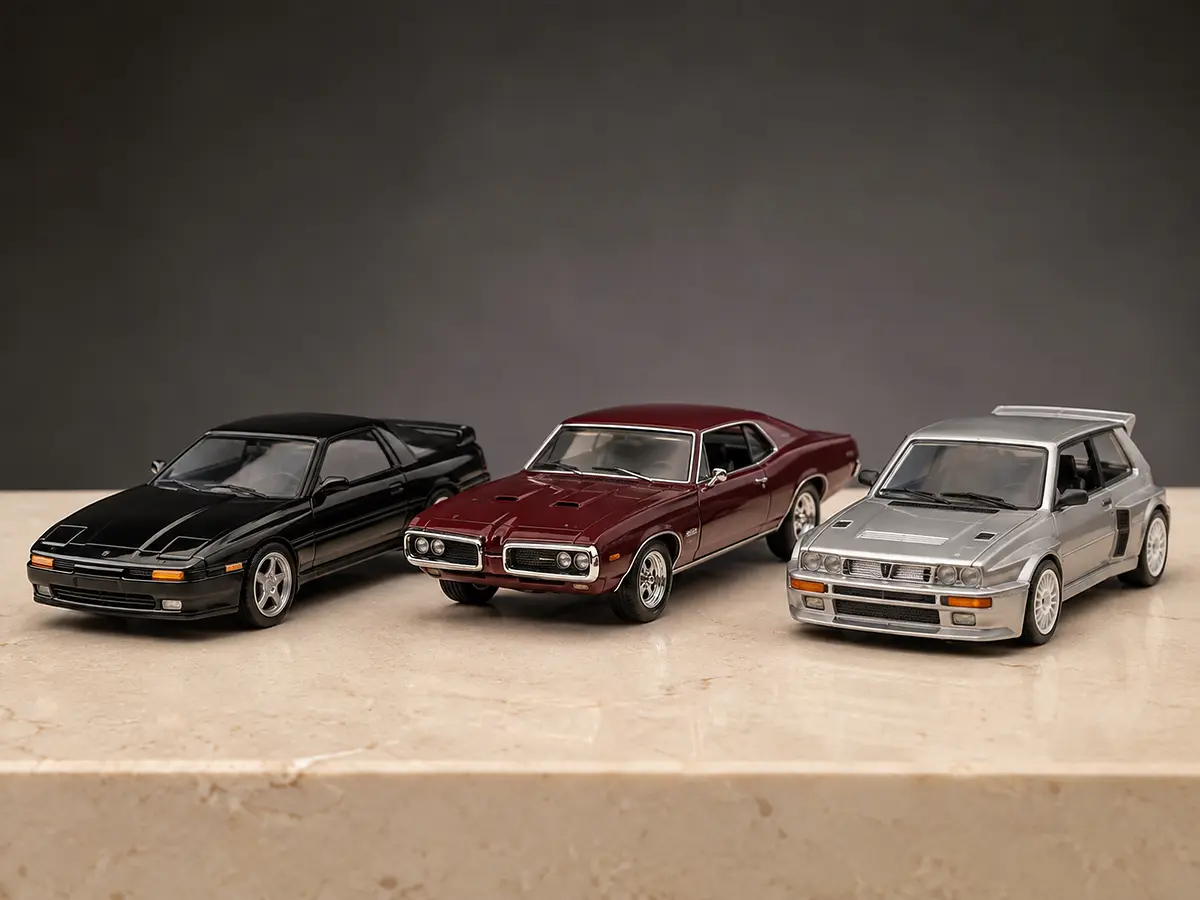 Escena ilustrativa realista de modelos Diecast Otros diecast