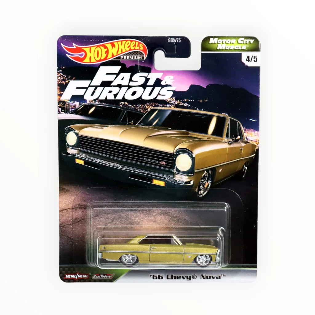 Hot Wheels Fast & Furious '66 Chevy Nova GJR72