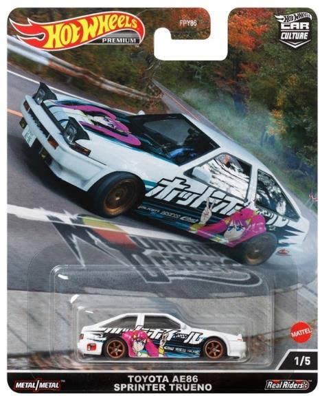 Hot Wheels Car Culture Mountain Drifters Toyota AE86 Sprinter Trueno HCJ99
