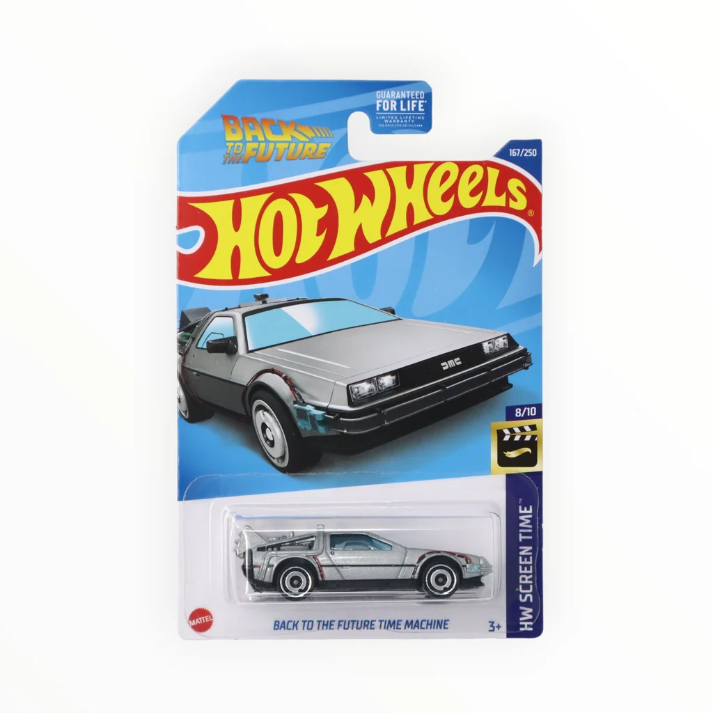 Hot Wheels Back to the Future Time Machine — DMC DeLorean HCV54