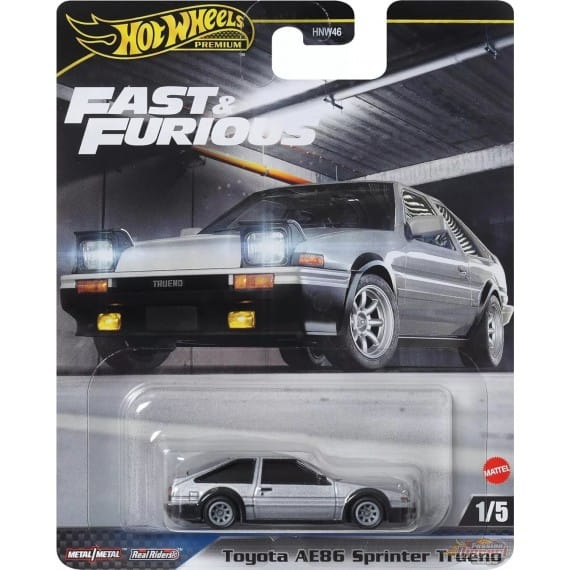 Hot Wheels Premium Fast & Furious Toyota AE86 Sprinter Trueno HVR61