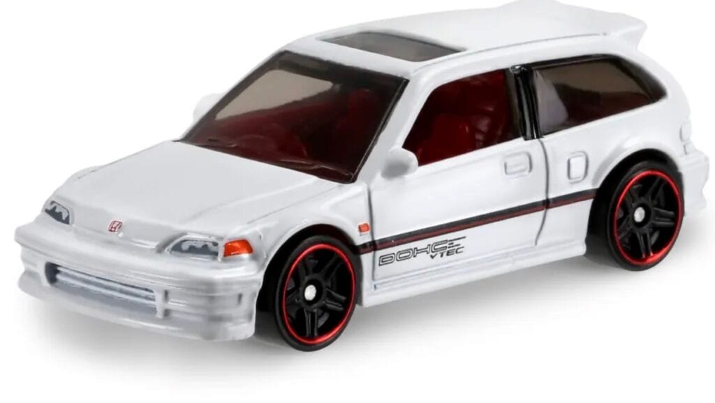 Hot Wheels 1990 Honda Civic EF Then and Now Blanco 2/10 330/365