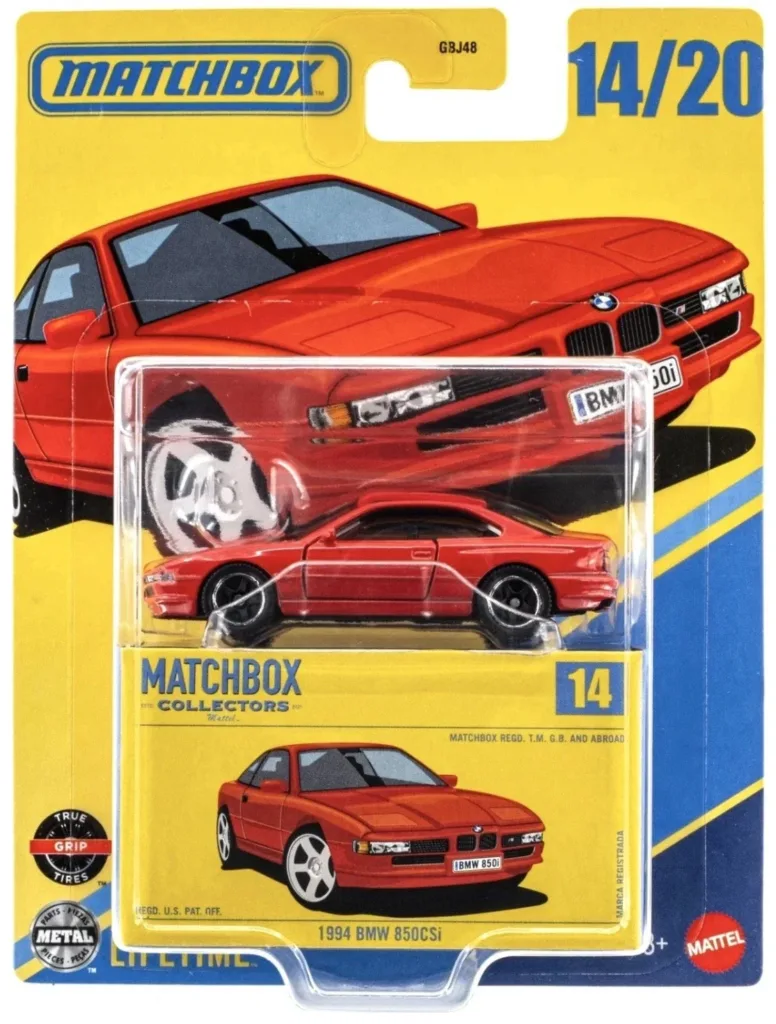 Matchbox Collectors 1994 BMW 850CSi JCL30