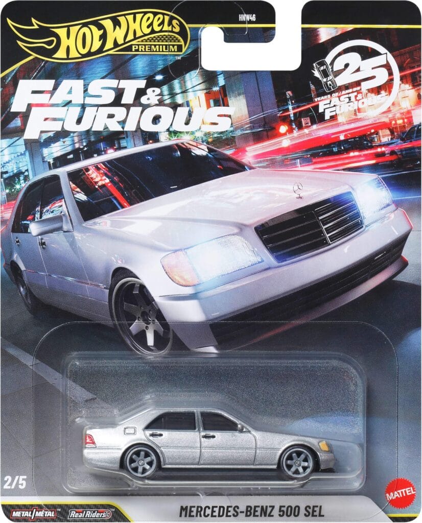 Hot Wheels Premium Fast & Furious Mercedes-Benz 500 SEL JHW67