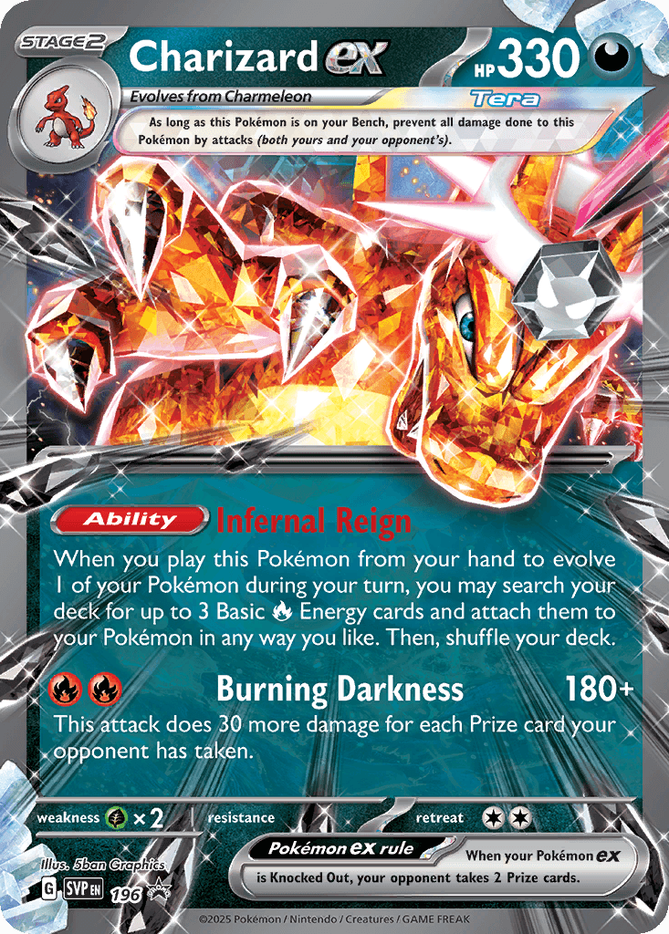 CHARIZARD EX 196
