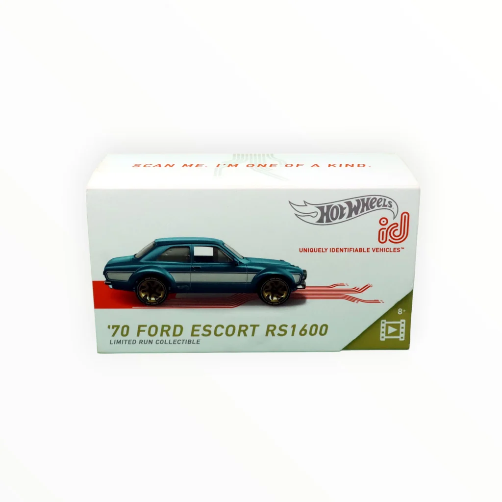 Hot Wheels '70 Ford Escort RS1600 2019 HW Screen Time Spectraflame Ice Blue FXB41