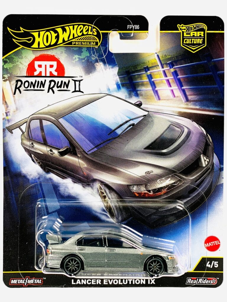 Hot Wheels Lancer Evolution IX 2025 Ronin Run II metalflake gunmetal gray JBK86