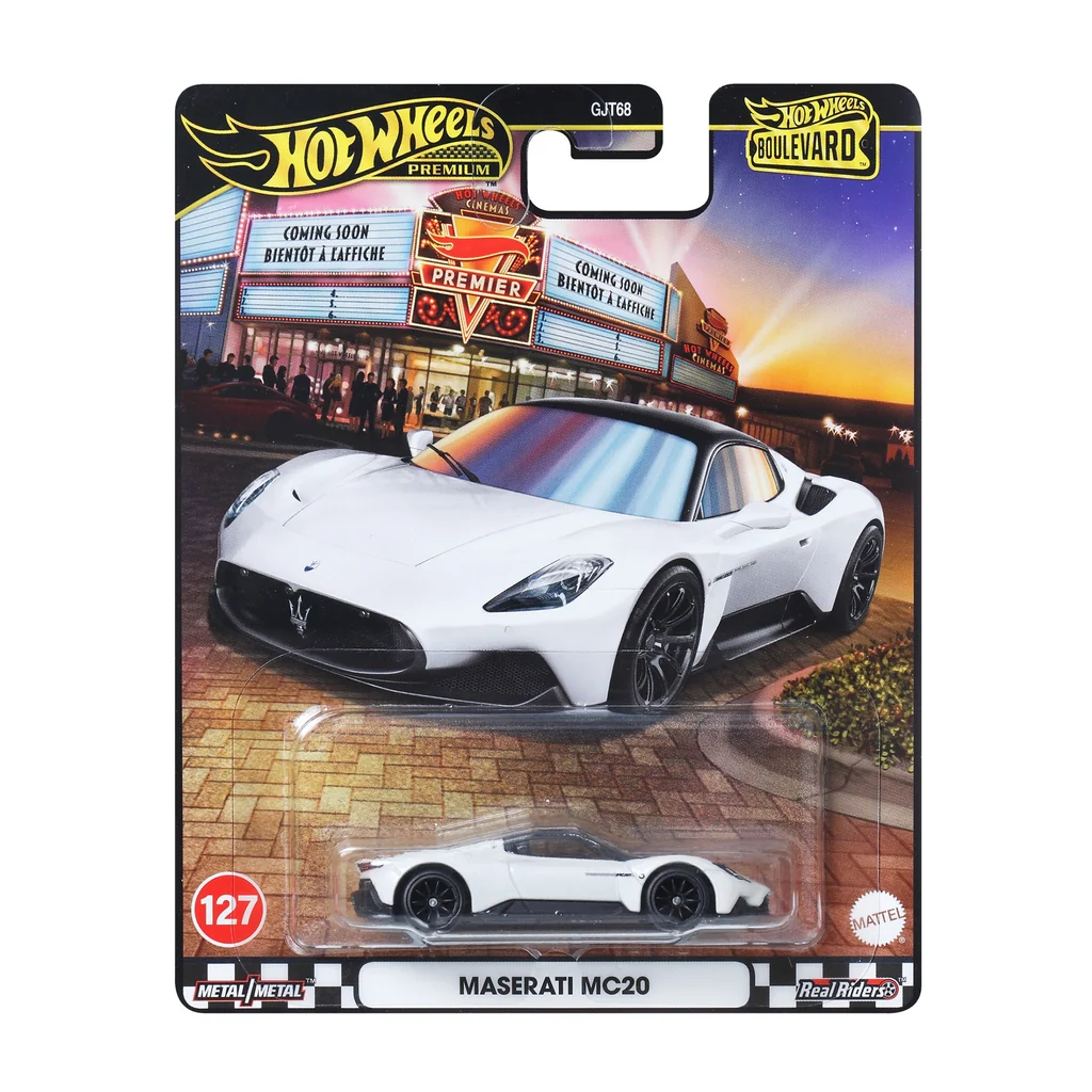 Hot Wheels, Maserati MC20, 2025, Boulevard, Bianco Audace, black trim JBL11