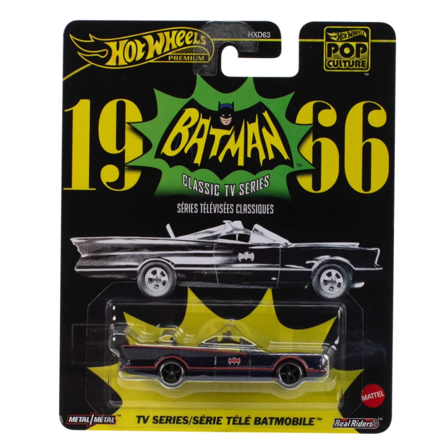 Hot Wheels TV Series Batmobile 2025 Batman metalflake midnight blue red white decoration JBL83