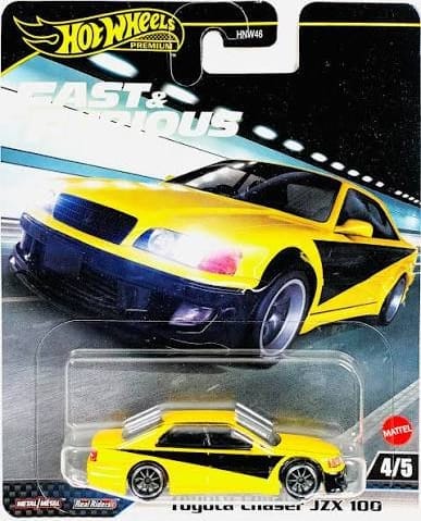 Hot Wheels Toyota Chaser JZX 100, 2025 Fast & Furious Hot Wheels Toyota Chaser JZX 100 — Fast & Furious JBL89