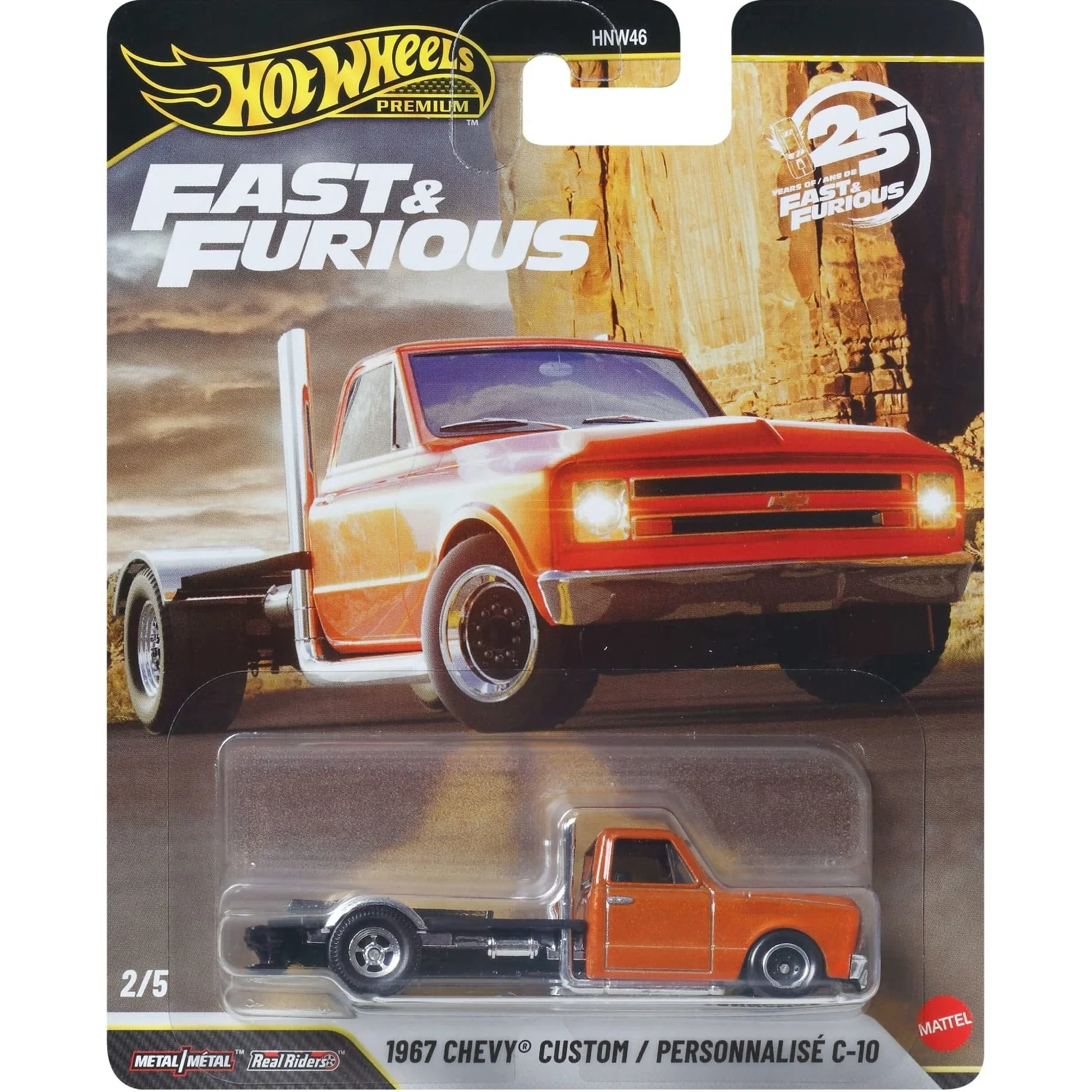 Hot Wheels 1967 Chevy Custom C-10 2026 Fast & Furious orange JHW61