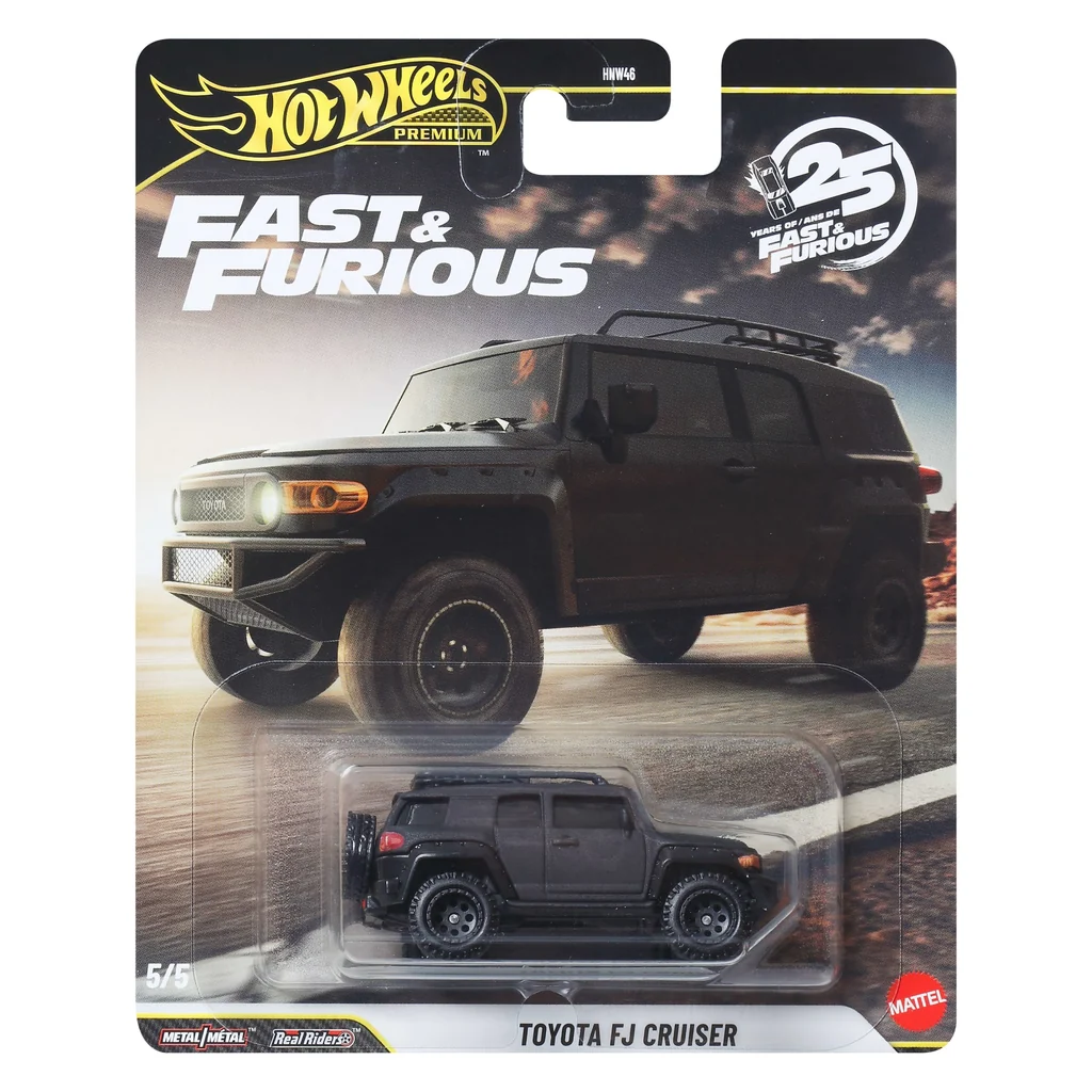 Hot Wheels Toyota FJ Cruiser 2026 matte black Fast & Furious JHW69