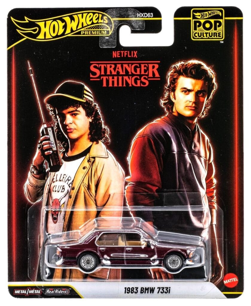 Hot Wheels 1983 BMW 733i 2026 Pop Culture Stranger Things maroon JHW81