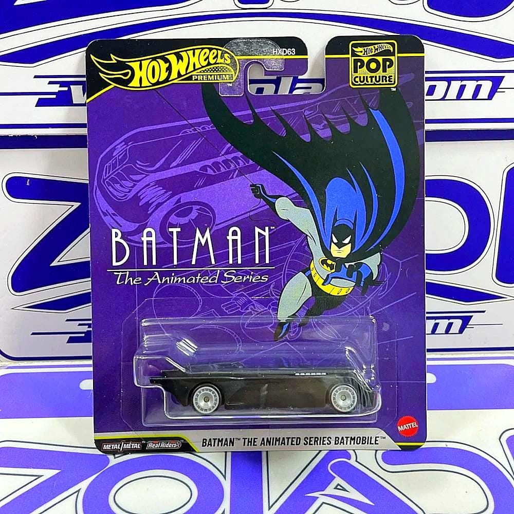 Hot Wheels Batman The Animated Series Batmobile 2026 Pop Culture matte black Batman: The Animated Series Batmobile JHW88