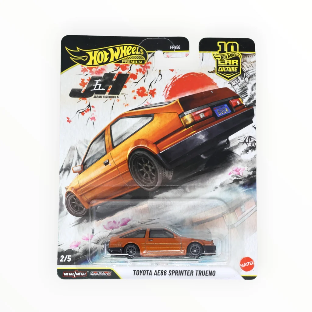 Hot Wheels Toyota AE86 Sprinter Trueno 2026 Japan Historics 5 orange JKF10